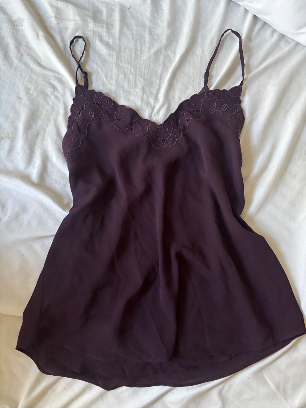 BABATON Lace Trim Purple XXS Like New